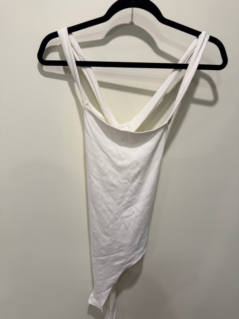 Women’s Cream Ultrasoft LNA Ribbed Bodysuit – Size L  Like New